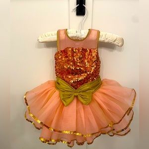 Coral pink and gold costume, Revolution, small